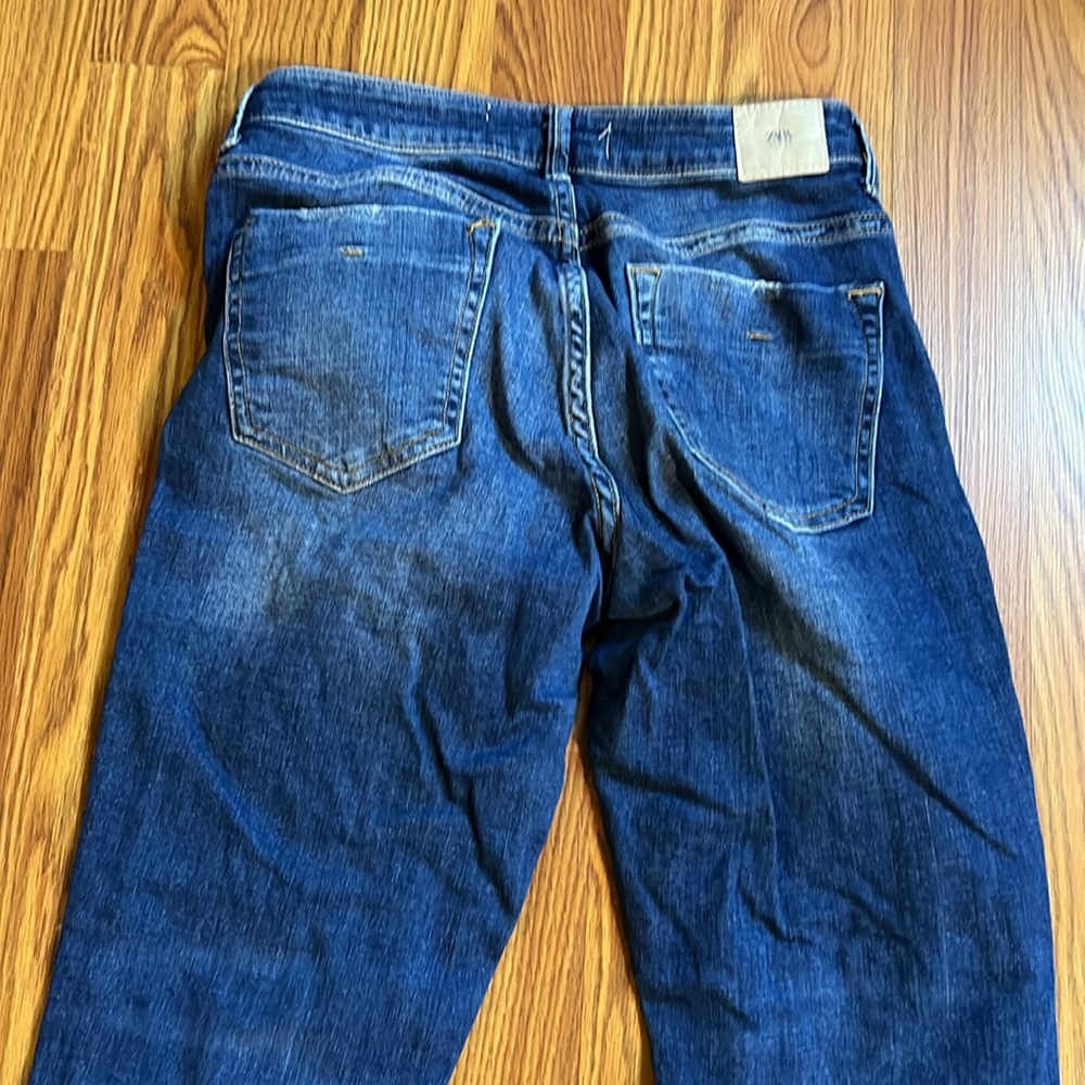 Zara Blue Jeans,high Rise - Picture 5 of 5